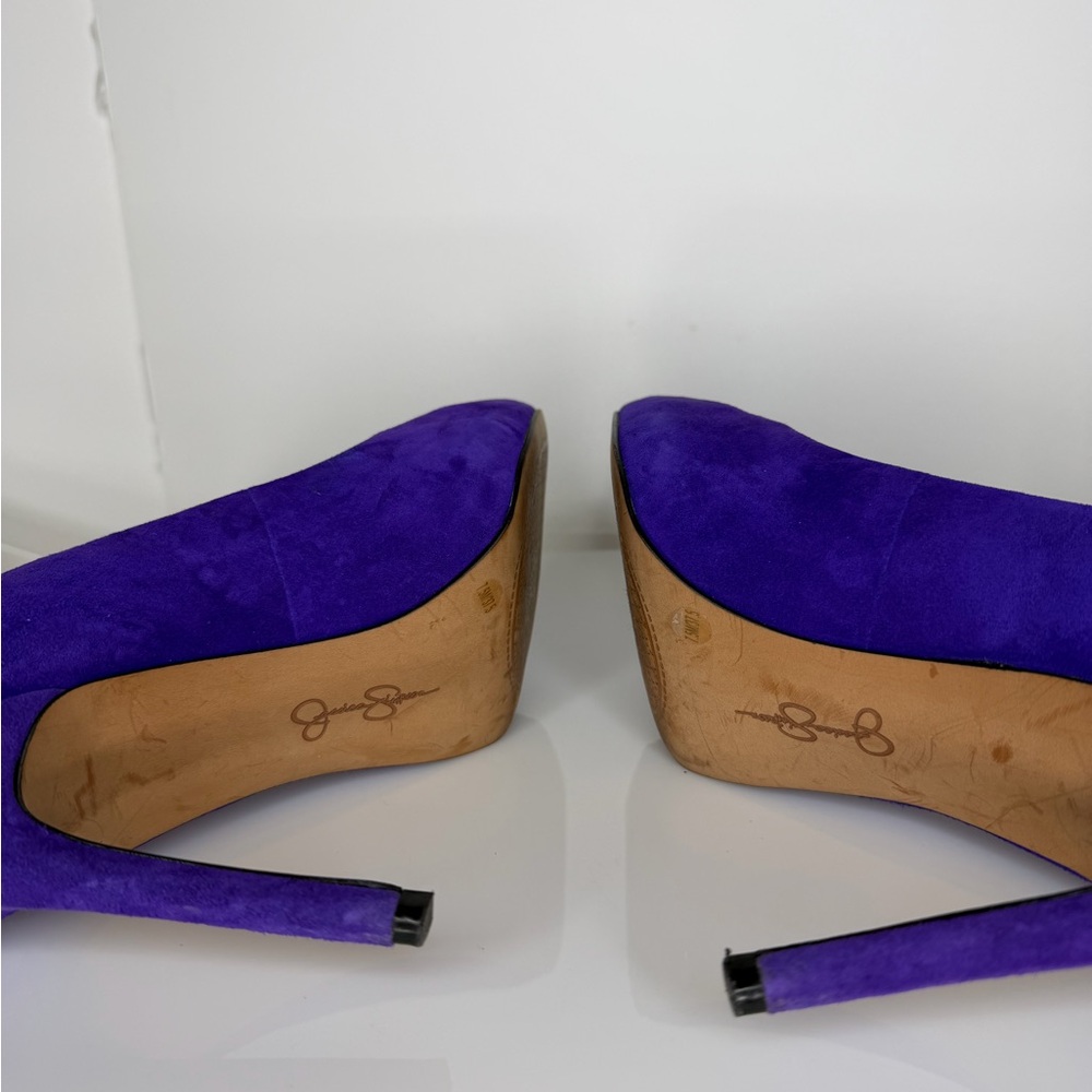 Jessica Simpson Vibrant Purple Heels - Picture 3 of 8